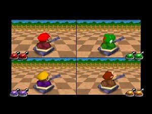 Mario Party 2 Mini Games - Shell Shocked stage 1