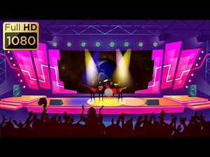 Cartoon background - Concert Hall.