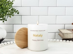 Personalized Birthday Candle, Custom Name Candle, Happy Birthday Gift, Celebration Candle, Unique Gift Ideas - Etsy