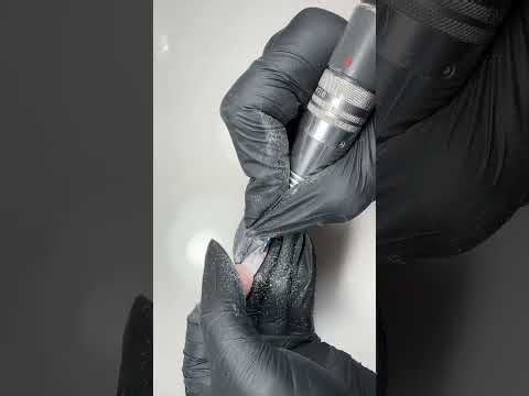 Part 4. How to create dual form nail extensions with structured builder gel. Filing and shaping. ￼