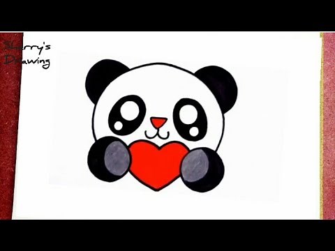 How To Draw Panda | Panda Face Drawing Easy Step by Step