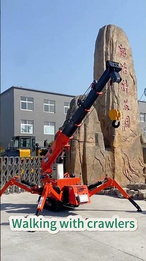 Mobile Spider Crane | Compact Crawler Mini Spider Lifting Crane for Construction and Workshop