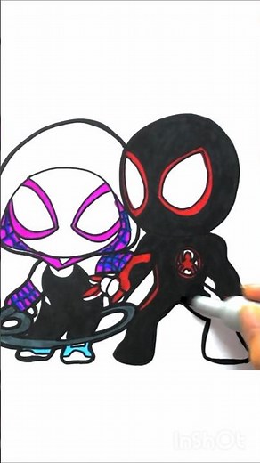 How To Draw Spider-man:Across the Spider-verse, Miles Morales #spiderman #drawings #shorts