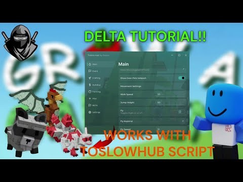 DELTA TUTORIAL Get Free Pets Script[⛩️💮KITSUNE] - Toslow Hub | Pet Spawner | KEYLESS