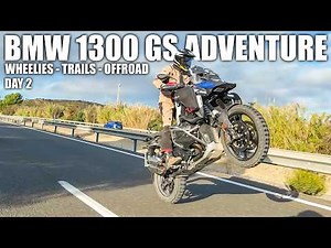 2025 BMW GS 1300 Adventure REVIEW : Stand-Up Wheelies & Coastal Offroad Trails to Malaga