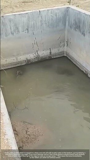 Wild Rabbit Rescue : Ramp Hack for Deep Concrete Traps