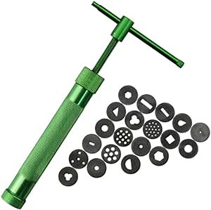 Miniature Alloy Rotary Clay Extruder-Multifunctional Durable held Polymer Clay Tools