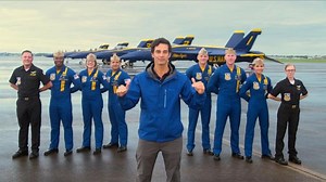 Rob Marciano flies with Blue Angels