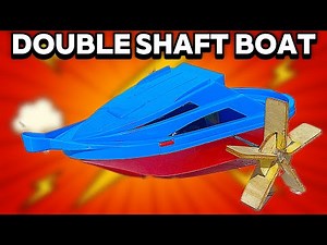 Double Shaft Paddle Boat DIY – Super Fast Handmade Boat Tutorial!