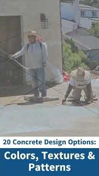 Concrete Design Options: Best Colors, Textures & Patterns