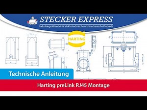 Harting preLink im RJ45 Steckverbinder montieren