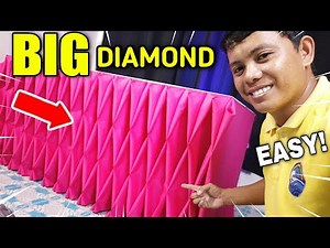 BIG DIAMOND TABLE SKIRTING #TUTORIAL [HD]