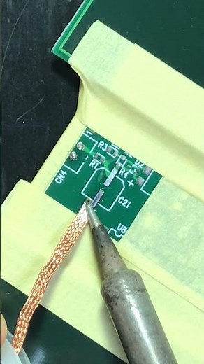 [Beginners] How to use a solder wick? | It's easy if you do the following in preparation! [Basics...