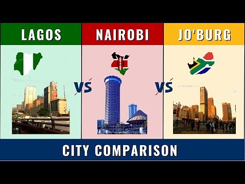 🚨 Lagos v Nairobi v Johannesburg Detailed City Comparison | Best City in Africa