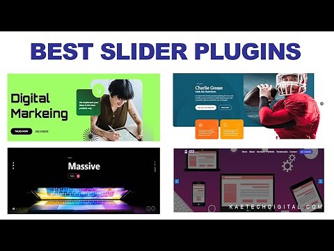 Five BEST WordPress Slider plugins to use in every website | Elementor Sliders| WordPress Sliders