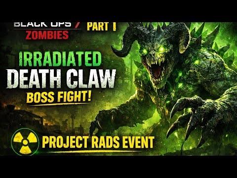 (Pt1) Call of Duty: Black Ops 7 Zombies New Project Rads Game Mode Ashes of the Damned Gameplay 4K60
