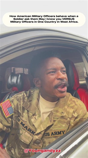 American military officers react to soldier's question