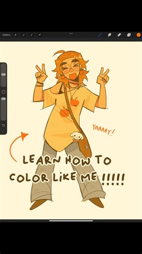 bree 🥧🍀 on Instagram: "coloring tutorial since so many of you asked :,D sorry if it’s not super thorough and it’s kind of long oops buuuut hopefully it helps some people 🫶🍀 also my motto is THE MESSIER THE BETTER!!!! life is too short to have perfectly clean art, you get more texture and life if you keep things loose X) I also never use more than 5ish layers, so all the coloring and shading is done on one layer LAWL if u have any questions feel free to ask okay bye 🍊 . . . . . . . . . . . #