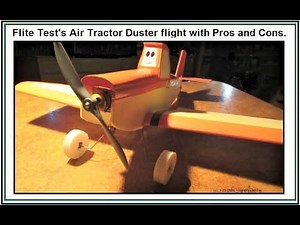 Flite-Test’s Air Tractor Duster maiden flight with Pros and cons.