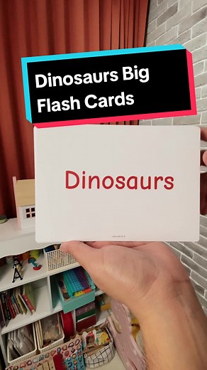 Dinosaurs Flash Cards for Kids: Early Learning Education