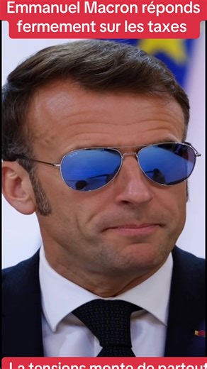 Emmanuel Macron frappe fort répond à tout le propos de Donald trump , ça va chauffer dans pas longtemps #francetiktok #news #macron #repondsauxquestions #journaliste