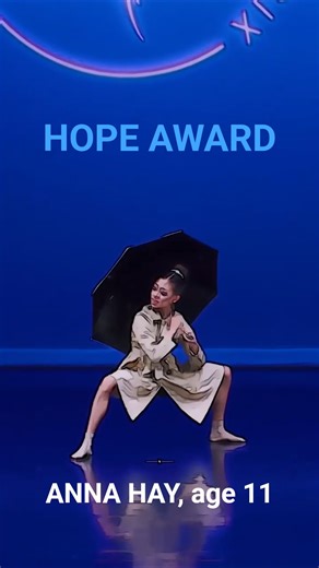 Hope Award by YAGP goes to Anna Hay, age 11 #yagp #balletinsitutesd #hopeaward #contemporarydance