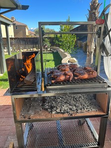 Guajillo garlic grilled butterflied chicken | Miguels cookingwithfire