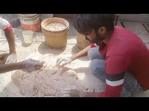 Mixing Marble Dust +CMC +Water + Fevicol for making Wall plaster