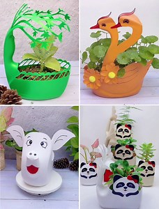 Genius Ways to Upcycle Plastic Cans into Stunning Flower Pots 🌿✨ | Art & Craft