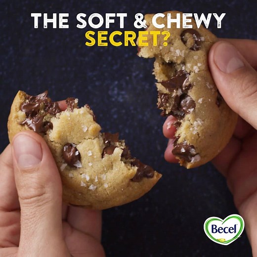 Becel® has a soft and chewy secret 🍪 Get the recipe. | Becel