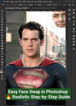 Easy Face Swap in Photoshop 🔥 Realistic Step-by-Step Guide