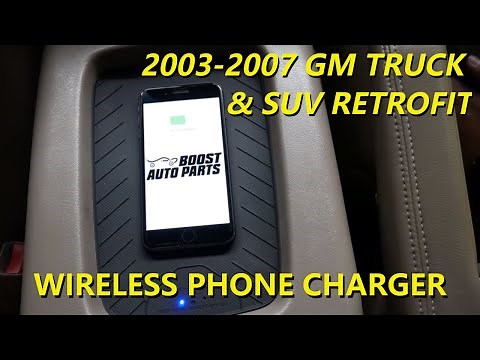 2003- 2007 Wireless Phone Charging Install for GM Trucks & SUV's