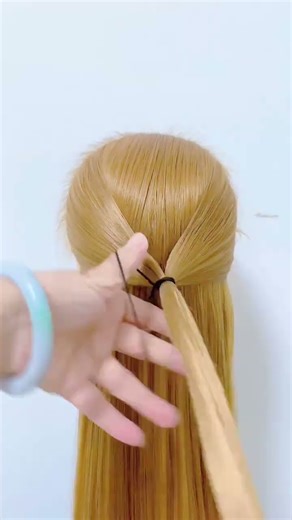 Simple & Stylish Side Braid Ponytail Tutorial#hairstyle #support #trending