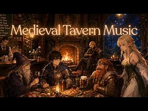 24/7 Live🔴Fantasy Medieval Tavern Music | For D&D & Work