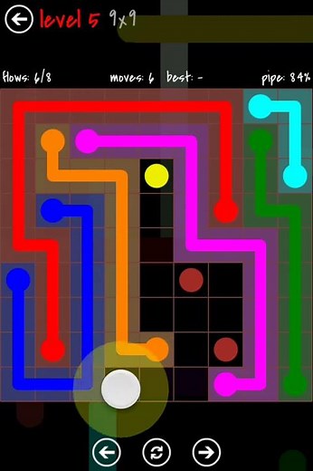 Flow Free - 9X9 Mania Walkthrough - Level 5