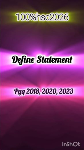 Define Statement 🔥 | HSC Maths PYQ | 2018–2023 | #Short#hsc2026 #pyq #boardexam2026