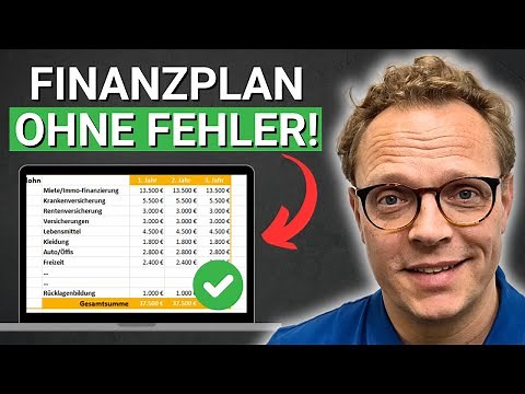 Professionellen Finanzplan erstellen mit Finanzplan-Vorlage