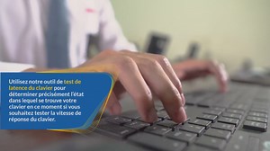 Test de latence du clavier Temps de réponse et taux dinterrogation