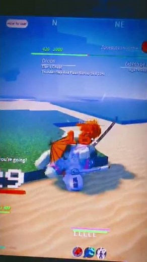 Combo using Tamari demon art 🏐 | Project Slayers |