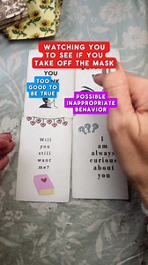 Watching to see if you take off the mask, longer video at Watch Video link #needthismessage #divineguidance #oracle #oraclecards #intuitive | Need This Message
