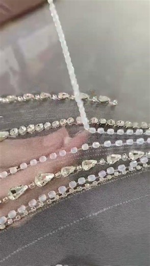 sewing beading and rhinestone