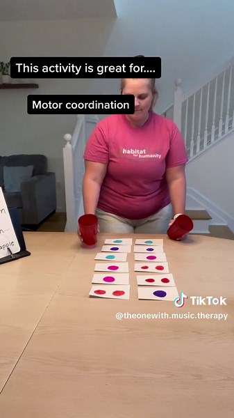 We love this simple activity and it works to any song! #musictherapy #advocate #educate #adhdtiktok #autismawareness