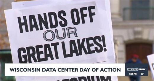 Protesters gather at Wisconsin Capitol to oppose data center expansion