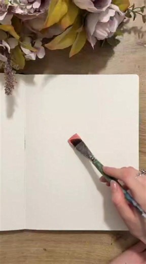 Katie Jobling | Artist 🎨 on Instagram: "How to paint soft, layered roses in acrylics 🌸 Want that romantic, loose feel but keep getting stuck in the details? These are the steps I followed to create this rose: 1. Block in the basic shape with washy layer 2. Let it dry, then build soft petal layers on top 3. Add depth with shadows (use a reference!) 4. Add lighter colours for the petals 5. Use white to create small highlights 6. Use glazing medium + colour to add vibrancy (I use Golden Glazing F