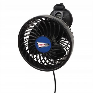 12v Cyclone 3 Single Oscillating Power Fan with Sucker (Outer Ctn Qty: 12)