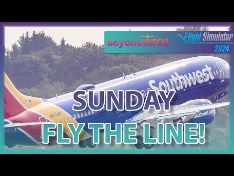 JUST FLIGHT FLY THE LINE | MSFS | BEYONDATC | FLIGHT SIM 2024 | CAREER MODE