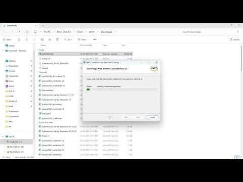 3) Installing AWS CLI