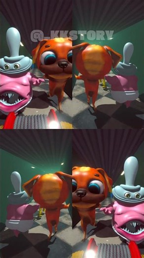 The Chase of Chompy and Binky Drinky Duo Remix Edition | Dark Pals x Poppy Playtime