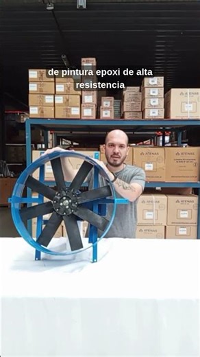 Extractor Axial Antiexplosivo 50 cm XTP150A – ¡Motor WEG, y Máxima Seguridad y Anti explosivo!