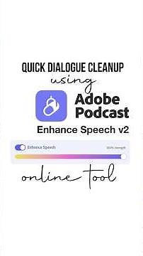 Turn Noisy Audio into Clean Sound Instantly with Adobe Podcast #audioediting #premierepro #editing